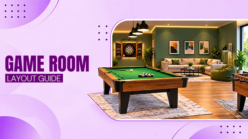 Game Room Layout: How to Plan Clearances, Circulation, and Flexible Use