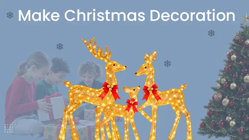 How to Make a Christmas Deer Display Feel Like Part of Your Home